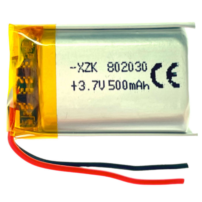 Аккумулятор (батарея) 802030 500mah 3,7v (30х20х8 мм)