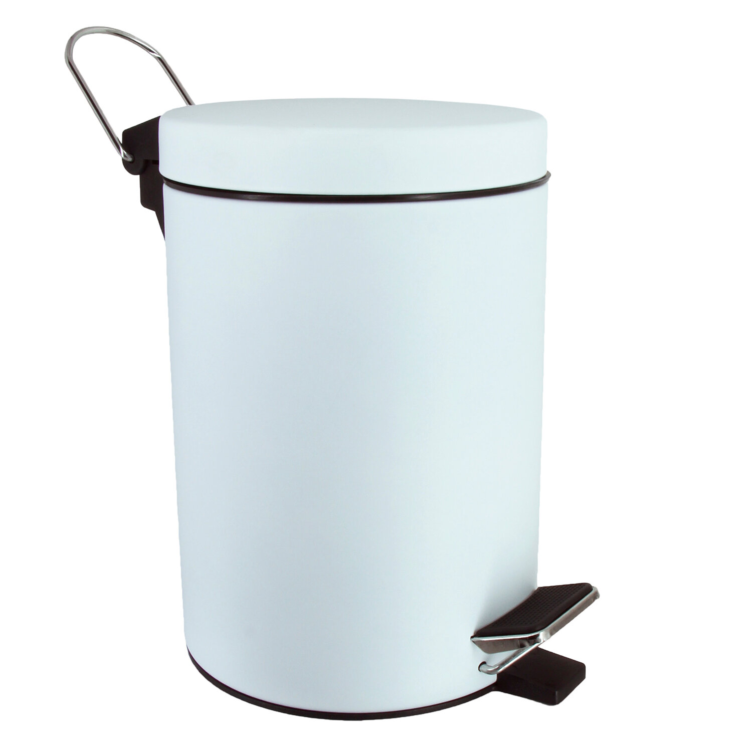 Ведро для мусора 3л. белое WasserKraft K-633WHITE