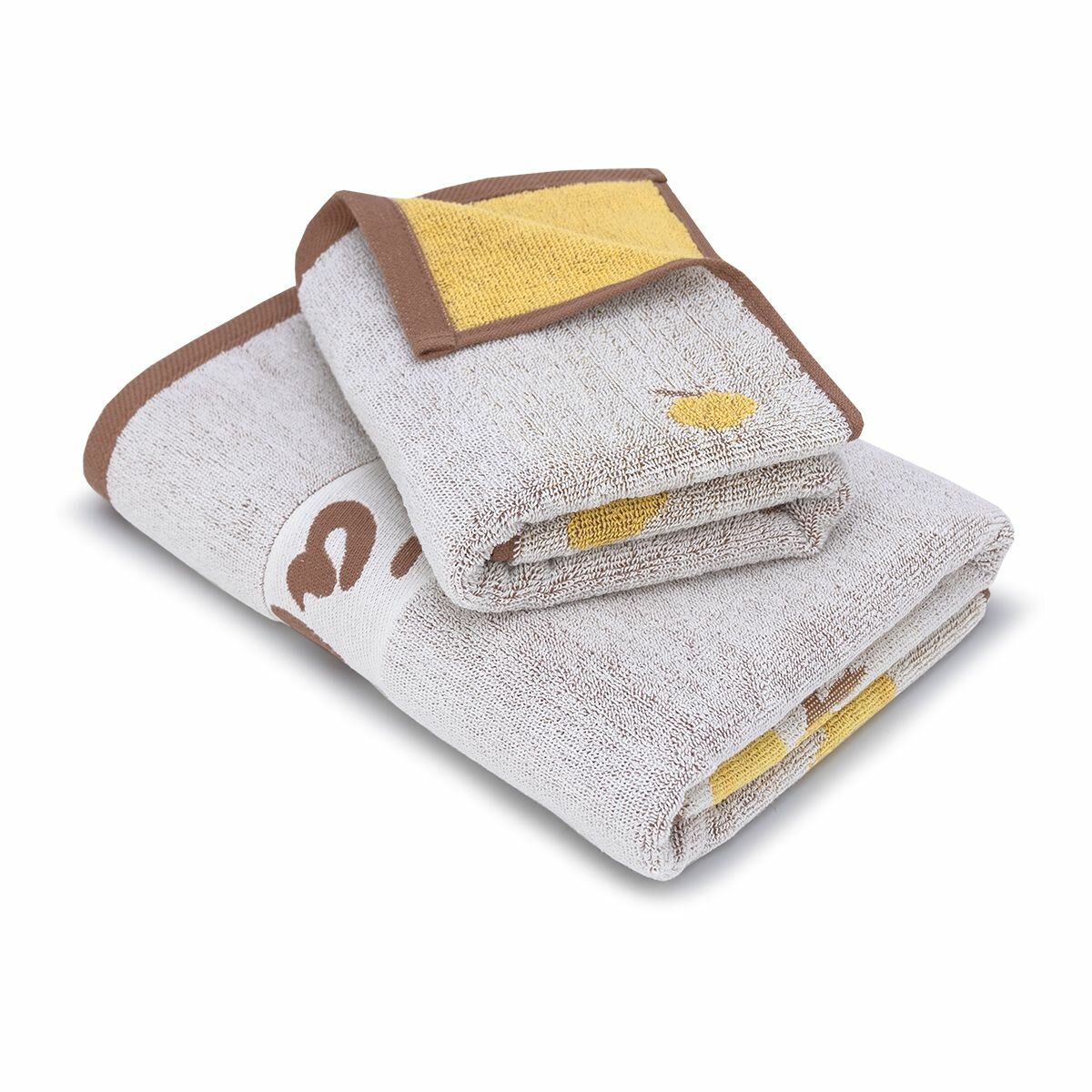 Набор детских полотенец Капибара 50*80 см + 70*130 см, цвет бежевый, полотенце махровое, полотенце банное, набор полотенец подарочный - фотография № 7