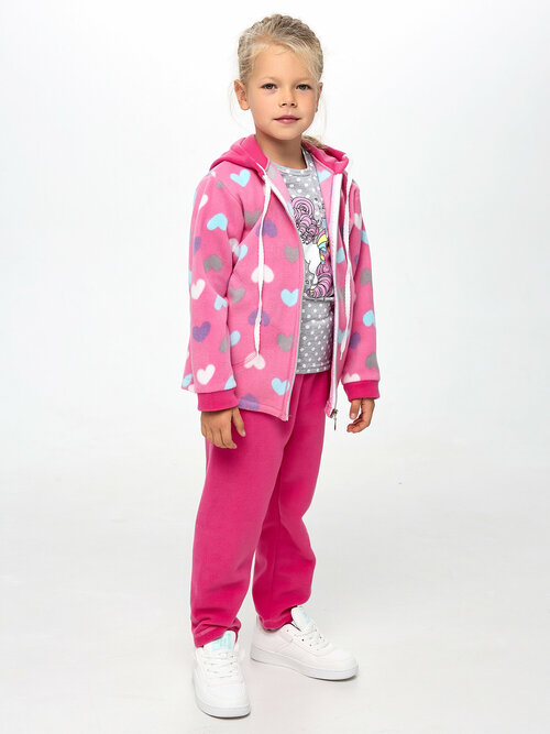 Комплект одежды Дети в цвете, размер 26-98, белый, розовый