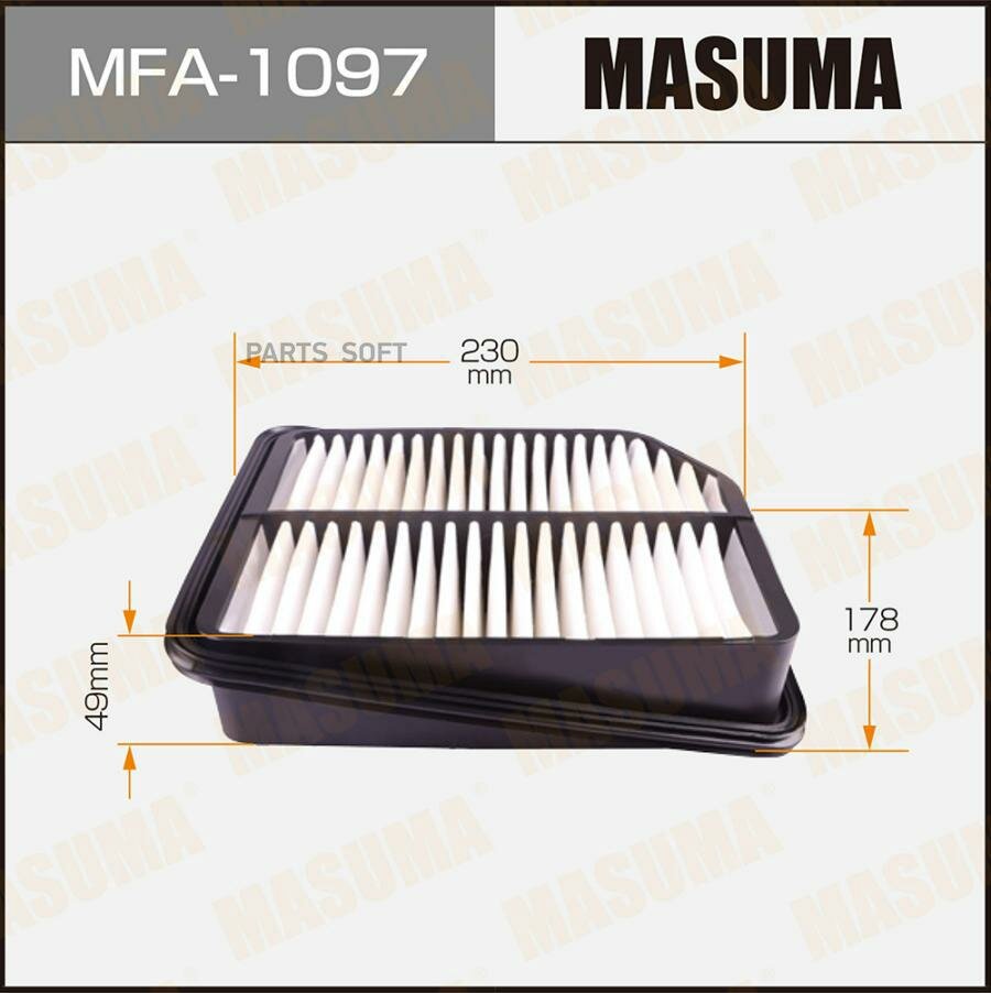 Фильтр воздушный Masuma mfa1097 для Suzuki Grand Vitara II