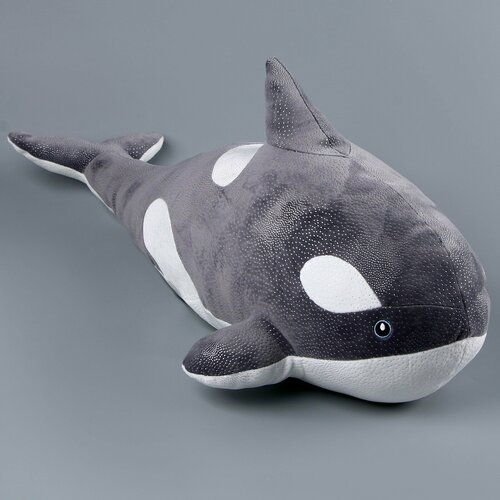 мягкая игрушка акула косатка Мягкая игрушка Косатка, 80 см, цвет серый