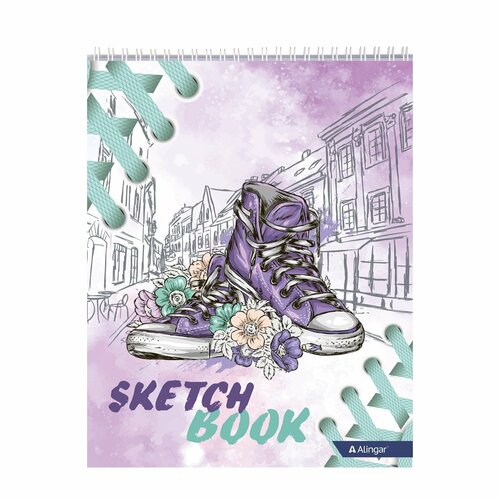 Alingar Скетчбук А5 60л, 