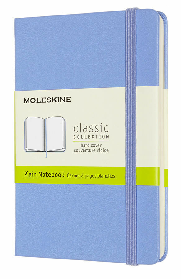 Блокнот Moleskine Classic Pocket, 192 стр, голубой, нелинованный