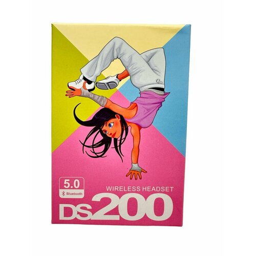 Наушники беспроводные DS200 Wireless Headset Bluetooth 50 Pink 145900₽