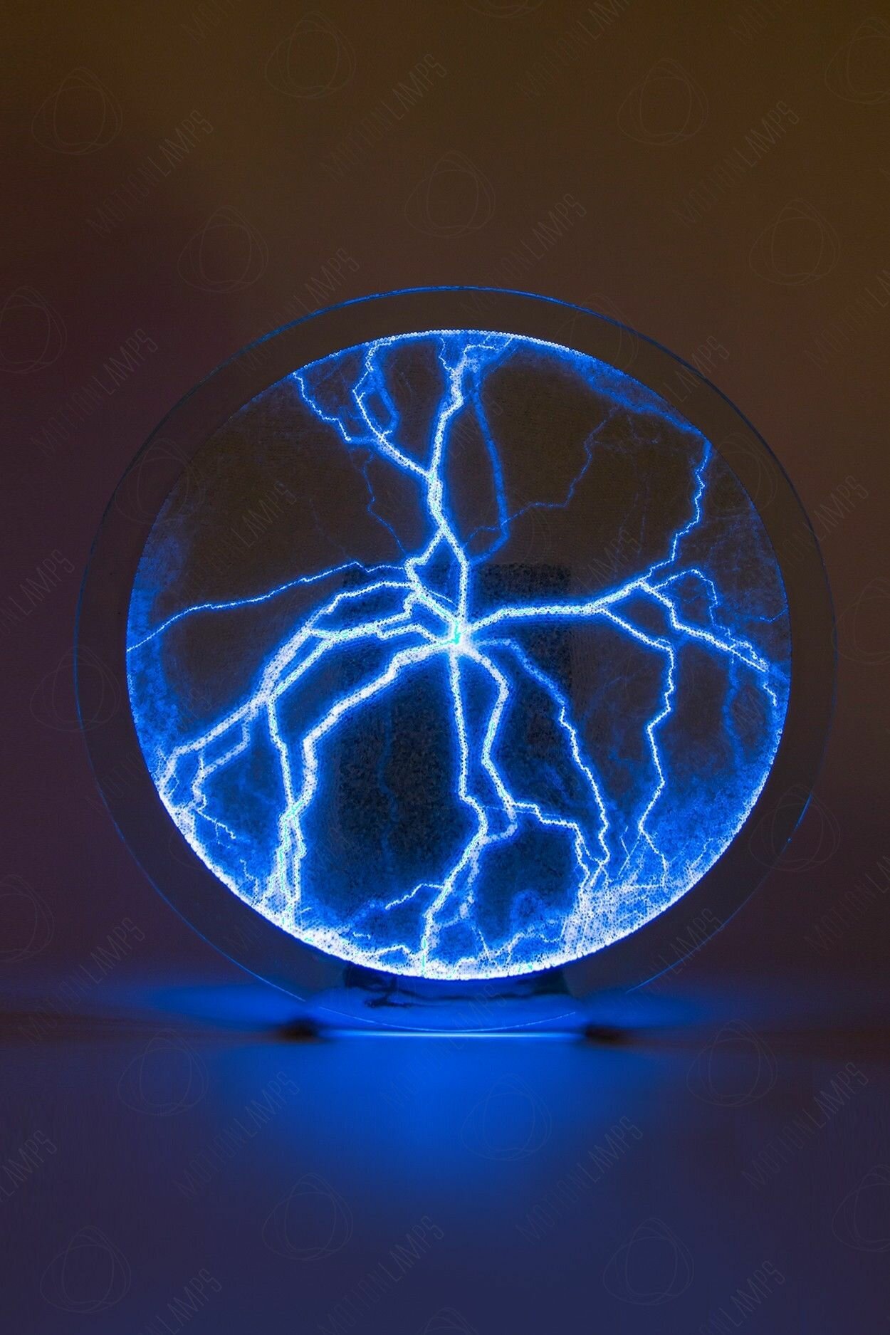 Электрический плазменный диск Тесла Синий 30 см