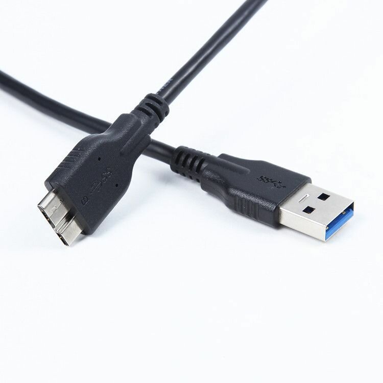 Кабель micro USB 3.0 тип B для портативных внешних дисков / для мобильных устройств 0,5 м — фото 3