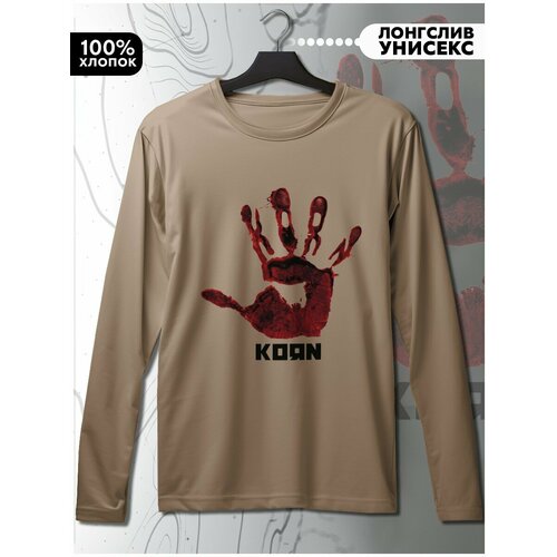 фото Лонгслив hypnotica, размер s, бежевый
