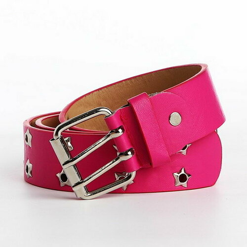 фото Ремень сима-ленд, размер 105, розовый сима-лэнд