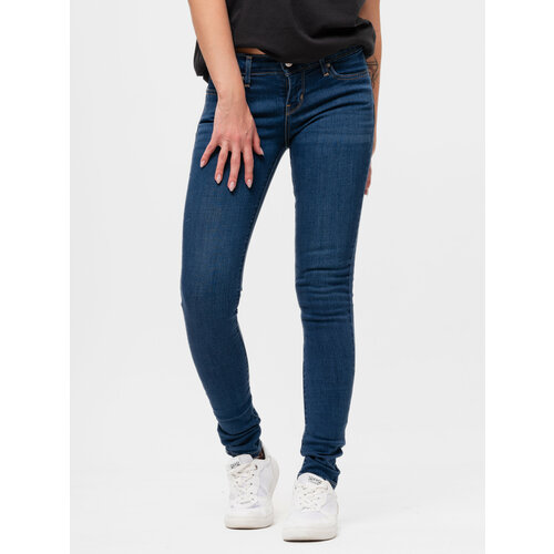 фото Джинсы скинни levi's, размер 24/30, синий