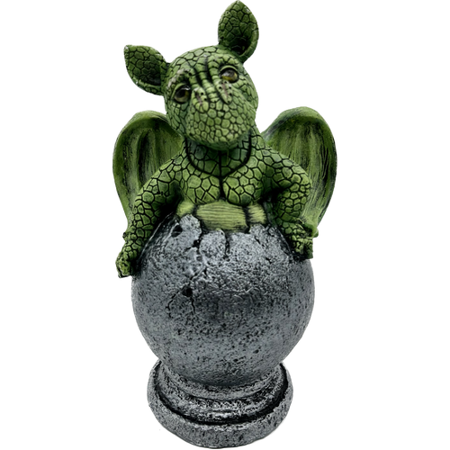 Дракоша зеленый в шаре H-33см