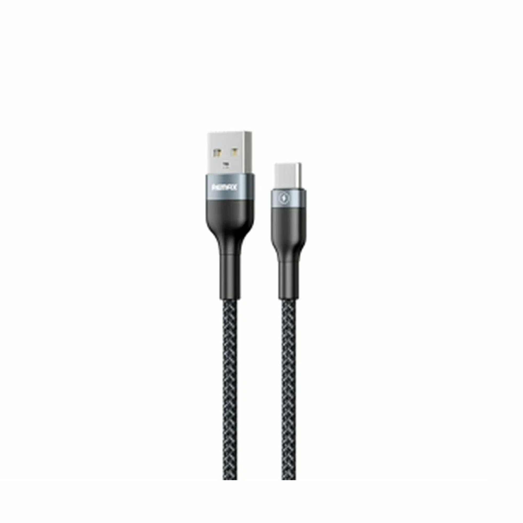 фото USB кабель Remax Sury 2 Full-Compatible 5A Fast Charging Cable For Type-C RC-173a, черный