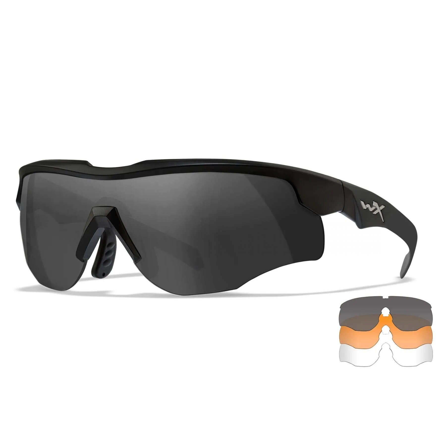 Wiley X ROGUE COMM 2852 Black - 3 Lens