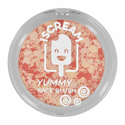 Румяна для лица `ISCREAM` YUMMY тон 02 fruit smoothie iscream румяна для лица iscream funny bunny тон 02 berry