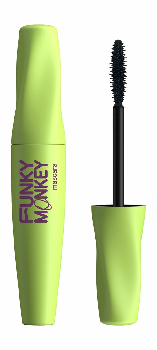 FUNKY MONKEY Тушь для ресниц суперобъемная Hyper volume mascara черный, 12 г, 01