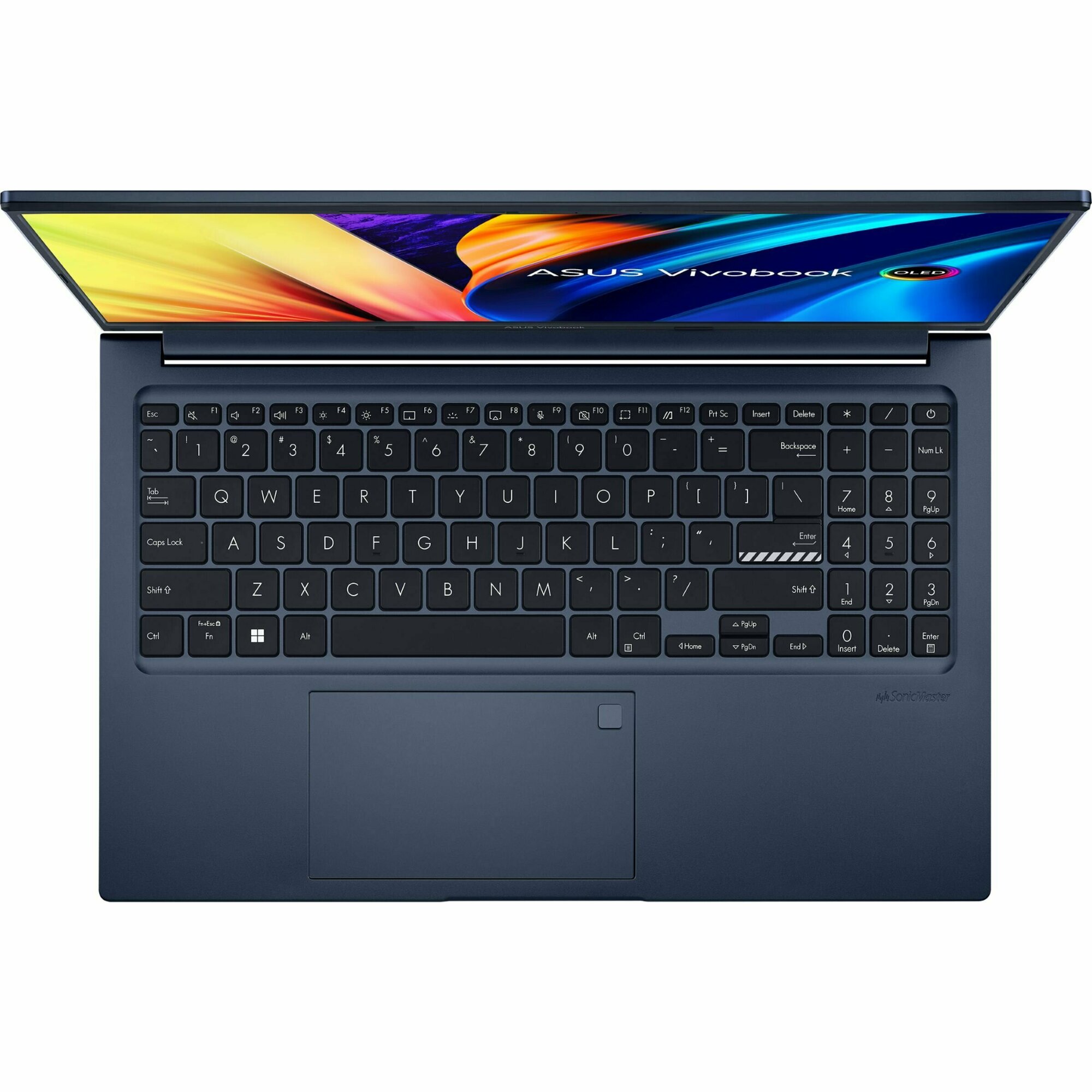 Ноутбук ASUS 90NB0WY1-M00AW0 i7-12700H/8GB/512GB SSD/15.6" OLED/Iris Xe graphics/noDVD/cam/BT/WiFi/noOS/blue - фото №19