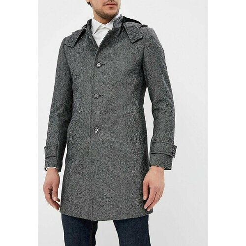 Пальто Berkytt, размер 46/170, серый пальто berkytt размер 52 170 серый