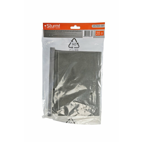 Нетканый мешок для пылесоса VC7320 20л 1штуп Sturm 740₽