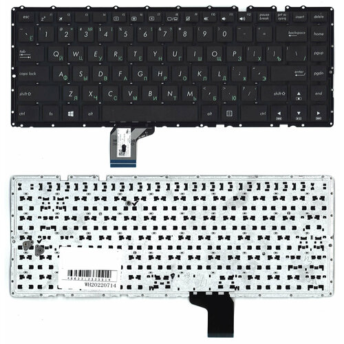 Клавиатура для ноутбука Asus K401L A401 черная