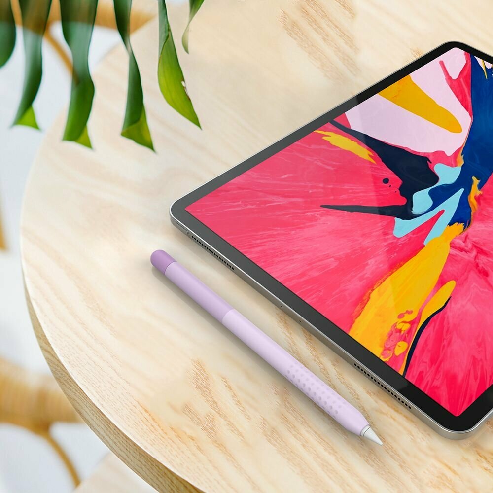Чехол для стилуса Apple Pencil / пенсил 2 фиолетовый