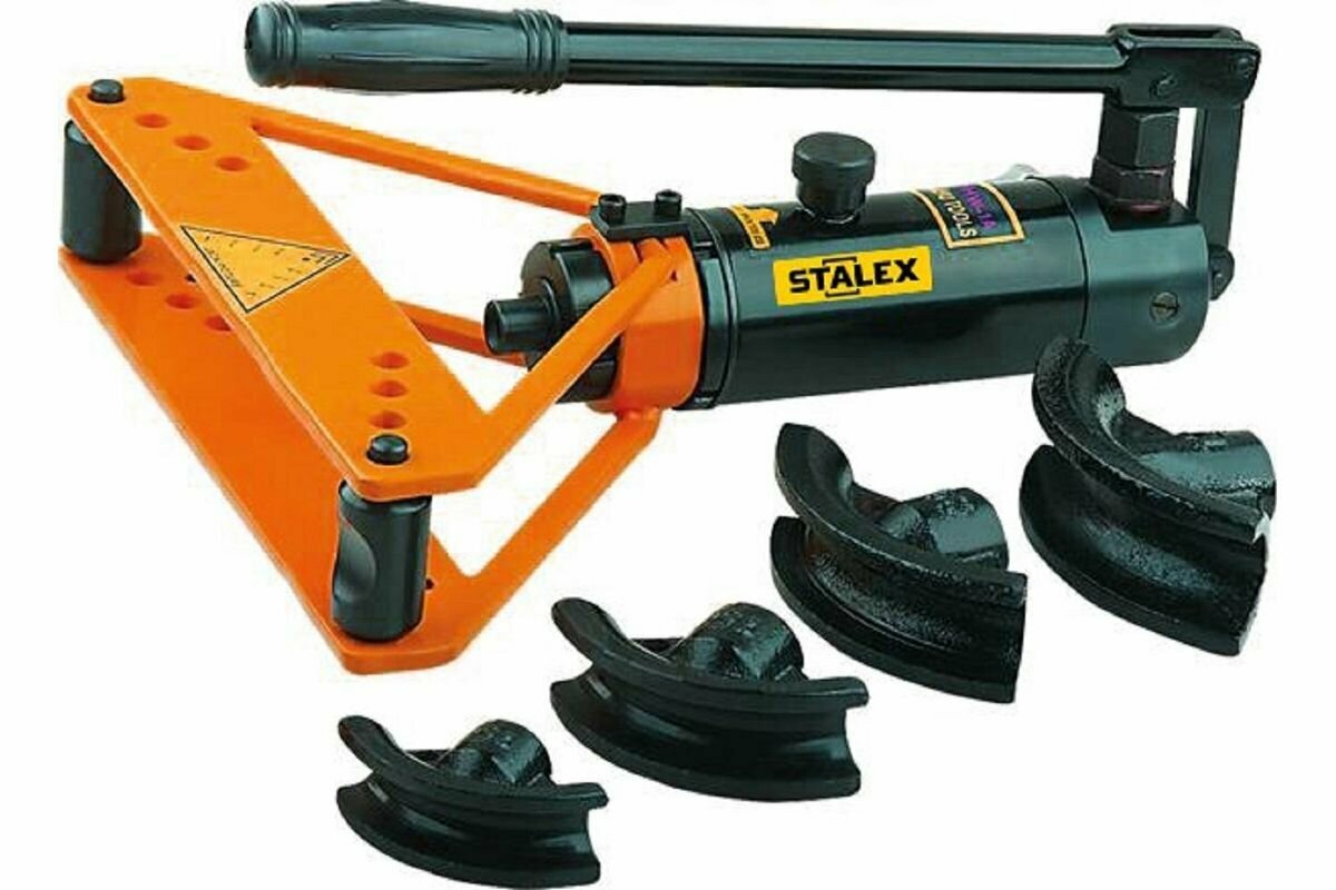 Трубогиб STALEX MHPB-1A, гидравлический, для металла, 90°, 4 штампа, 6 т