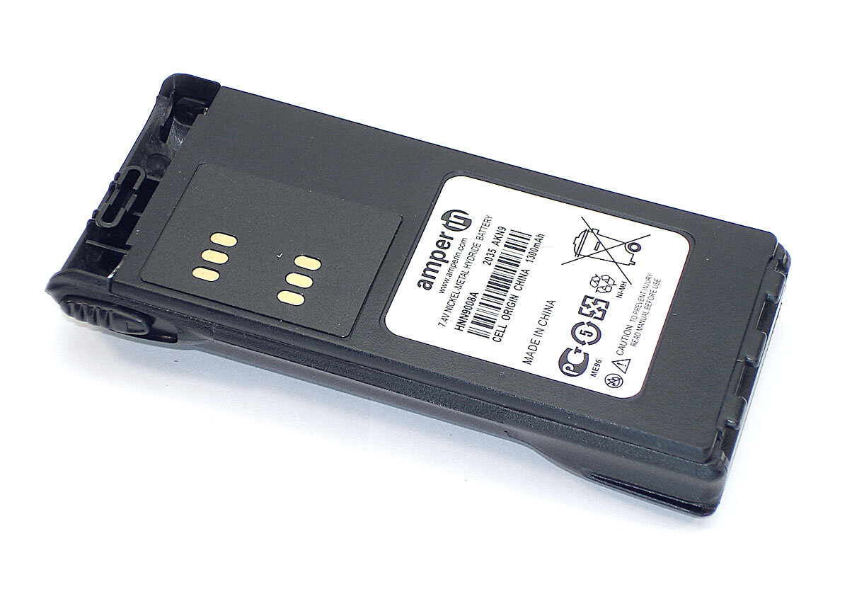 Аккумулятор Amperin для Motorola GP340 HT750 HT1200 (HNN4001) 1300mAh 7.4V Ni-Mh