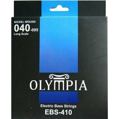 Olympia EBS410 Струны для бас-гитары, 40-95 комплект струн для бас гитары olympia ebs410