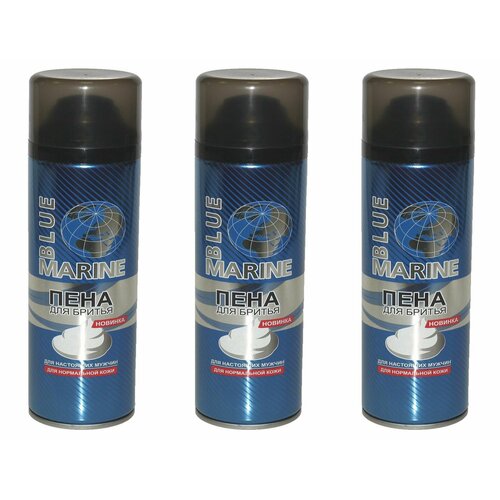 Blue Marine Пена для бритья FESTIVA, для нормальной кожи, 200 мл, 3 уп