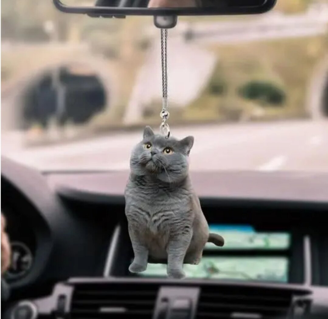 фото Игрушка на зеркало заднего вида "Кот Мартин"