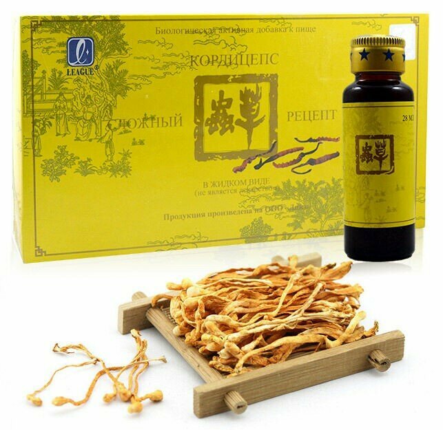 "Кордицепс Сложный" Бушэнь Жунфэй Cordyceps Complex 虫草复合物 (ТКМ) 6 шт * 30 мл.