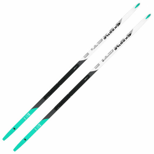 Лыжи беговые KASTLE XP30 SK Plus (Hard) (черный/бирюзовый) (180)