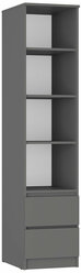 Стеллаж BTS ПН-18 Симпл графит 40.2x51.4x190 см