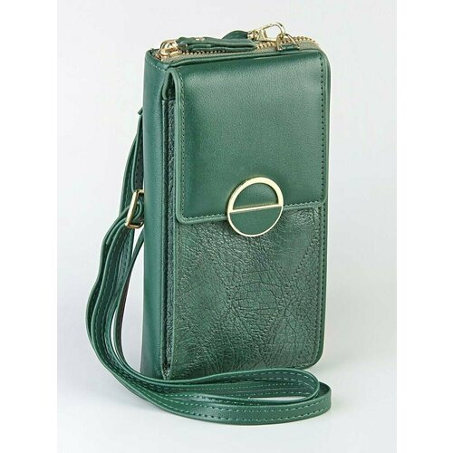 фото Кошелек , фактура гладкая, зеленый morios