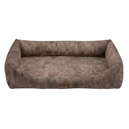 Лежак Турин коричневый 97х75х20см DogModa декоративная подушка mypuff антрацит мебельная ткань pil 472
