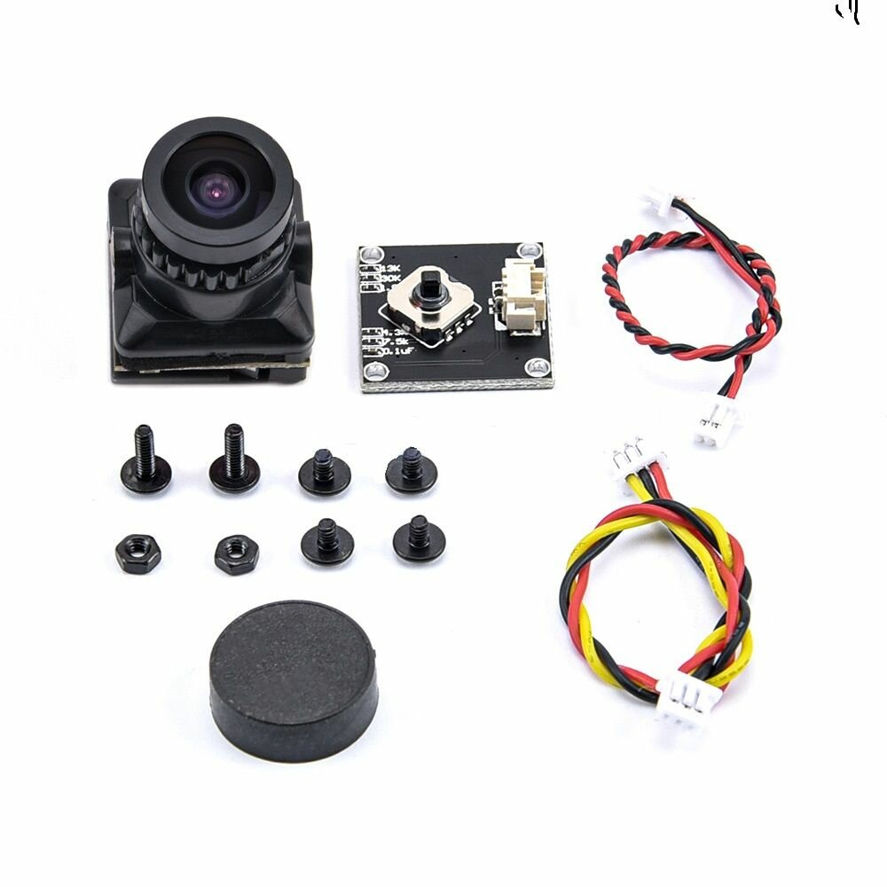 Камера FPV 1/3 CMOS 1500TVL B19 мини, чёрная