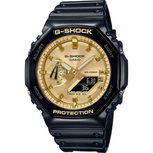 Наручные часы CASIO GA-2100GB-1A, черный наручные часы casio ga 700pc 1a