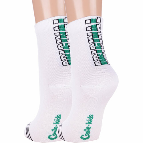 фото Носки conte 2 пары, размер 20, белый