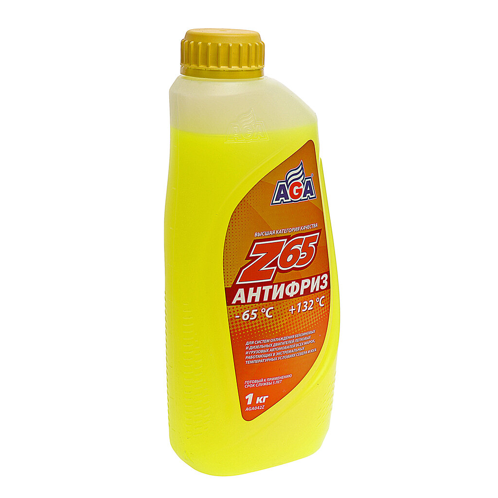 Антифриз желтый -65C 0.946л Antifreeze Z65 AGA