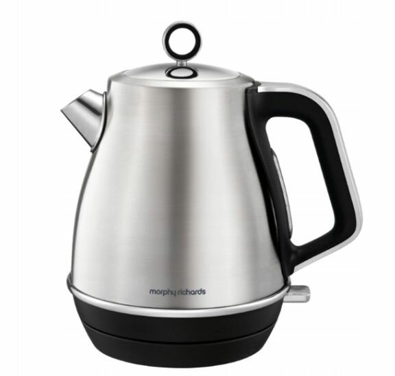фото Электрический чайник Morphy Richards Evoke Jug 2200 Вт, серебристый/черный