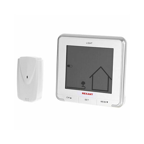 Часы-метеостанция 3R03 выносной беспроводной датчик ЖК-дисплей Rexant сенсор 333500₽