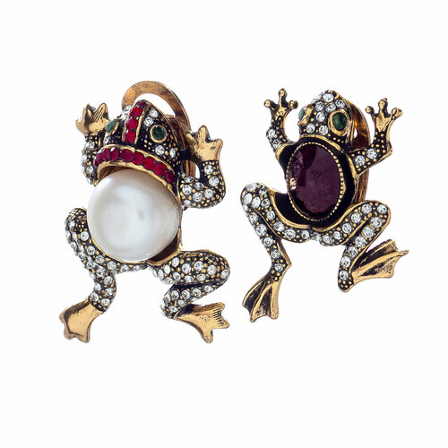 Серьги клипсы Alcozer & J, золотой