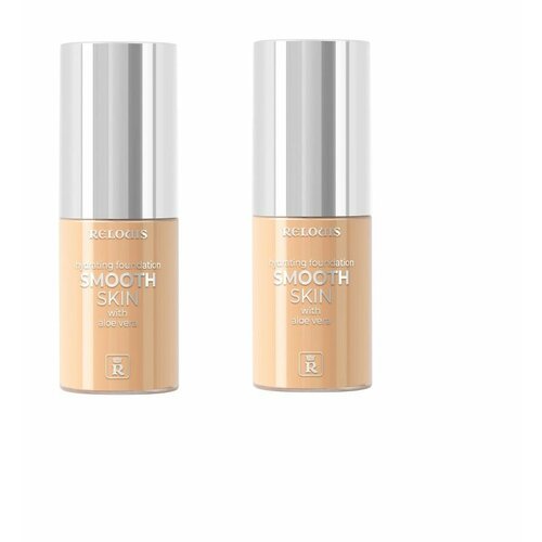 Relouis SMOOTH SKIN Тональный крем Увлажняющий с алоэ вера тон 03 Золотистый Бежевый 30 г 2 уп 2322₽
