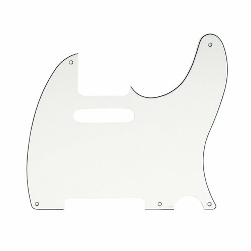 панель для оригинального fender telecaster us mexico h h parts mx0266 черная Панель для Fender Telecaster US/Mexico, PARTS MX1410AW, белый пергаментный