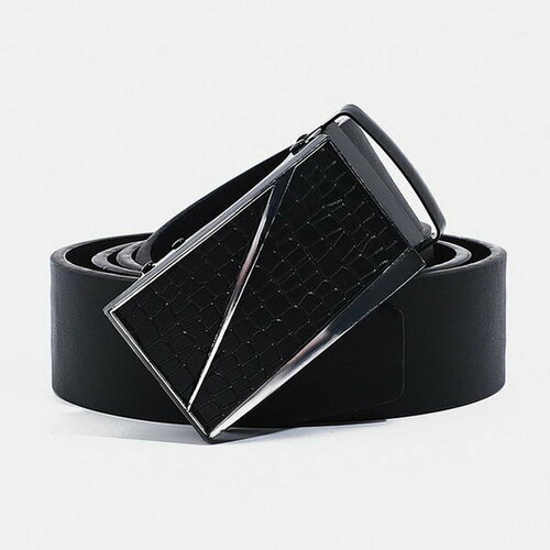 фото Ремень сима-ленд, размер 125, черный сима-лэнд