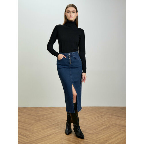 фото Юбка calista, размер 46, синий