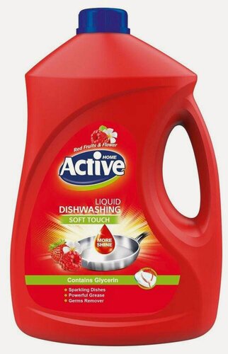 Изображение товара ACTIVE Гель-концентрат для мытья посуды "Клубника и малина", 3500 мл (511301198)