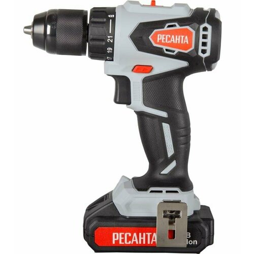 Дрель-шуруповерт аккумуляторная Ресанта ДА-20-2ЛК-Б 9490₽
