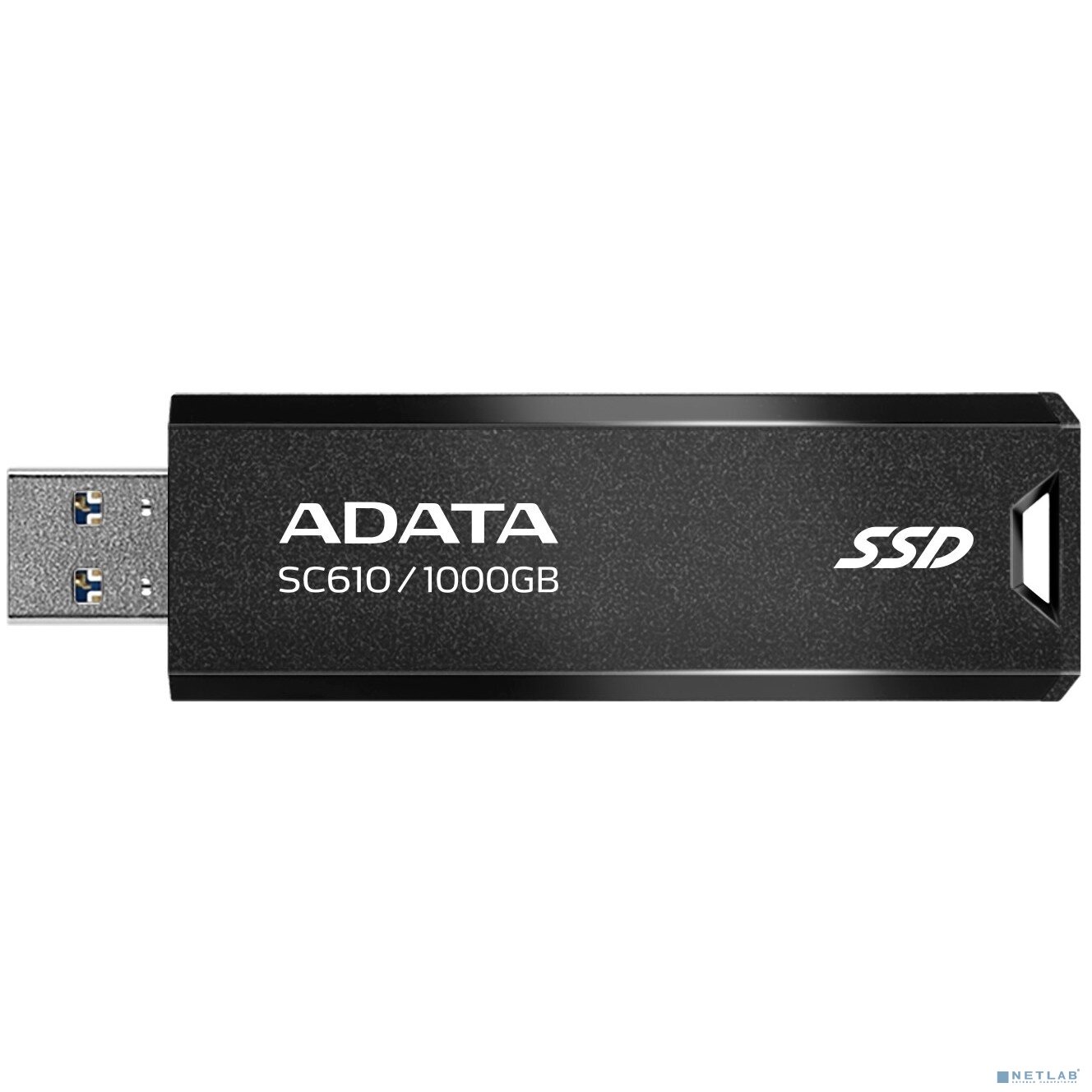 A-Data накопитель Внешний SSD диск ADATA 1TB SC610 Черный SC610-1000G-CBK/RD Черный