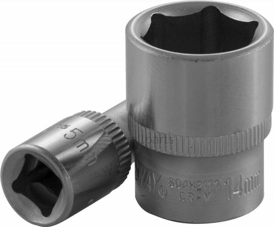 JONNESWAY S04H2108 Головка 8 мм 6-гранная 1/4DR короткая JONNESWAY S04H2108