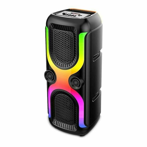 Колонка портативная беспроводная акустическая система Bluetooth USB AUX MIC Micro SD FM 250000₽